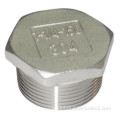 China Stainless steel threaded square joint plug Supplier